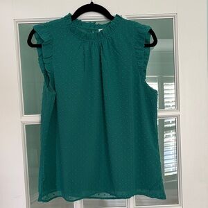 J.Crew Women’s High Neck Sleeveless Blouse | M